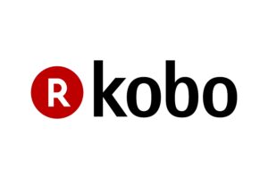 text kobo appears over a vector line of an open book, leading to two small squares